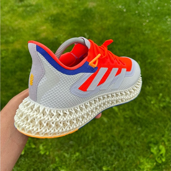 Running shoes Adidas 4DFWD 2 Solar red blue mens brand new 9 9,5 10 us - Picture 4 of 8
